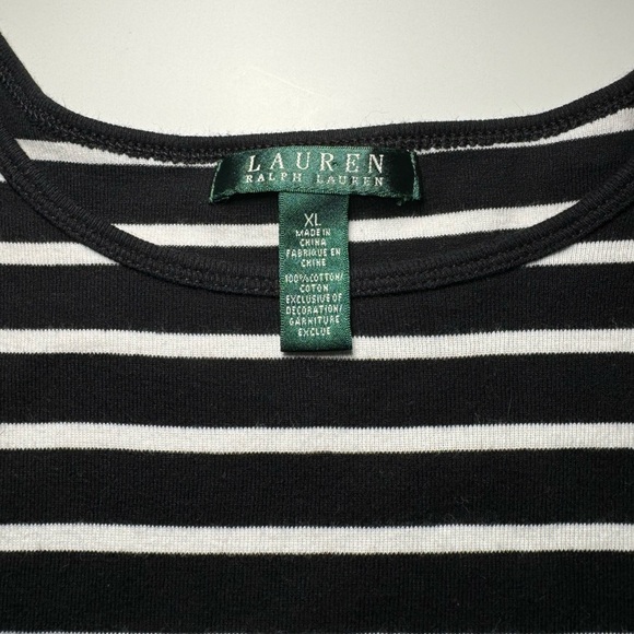 Lauren Ralph Lauren stripe long sleeve size XL - Picture 2 of 4